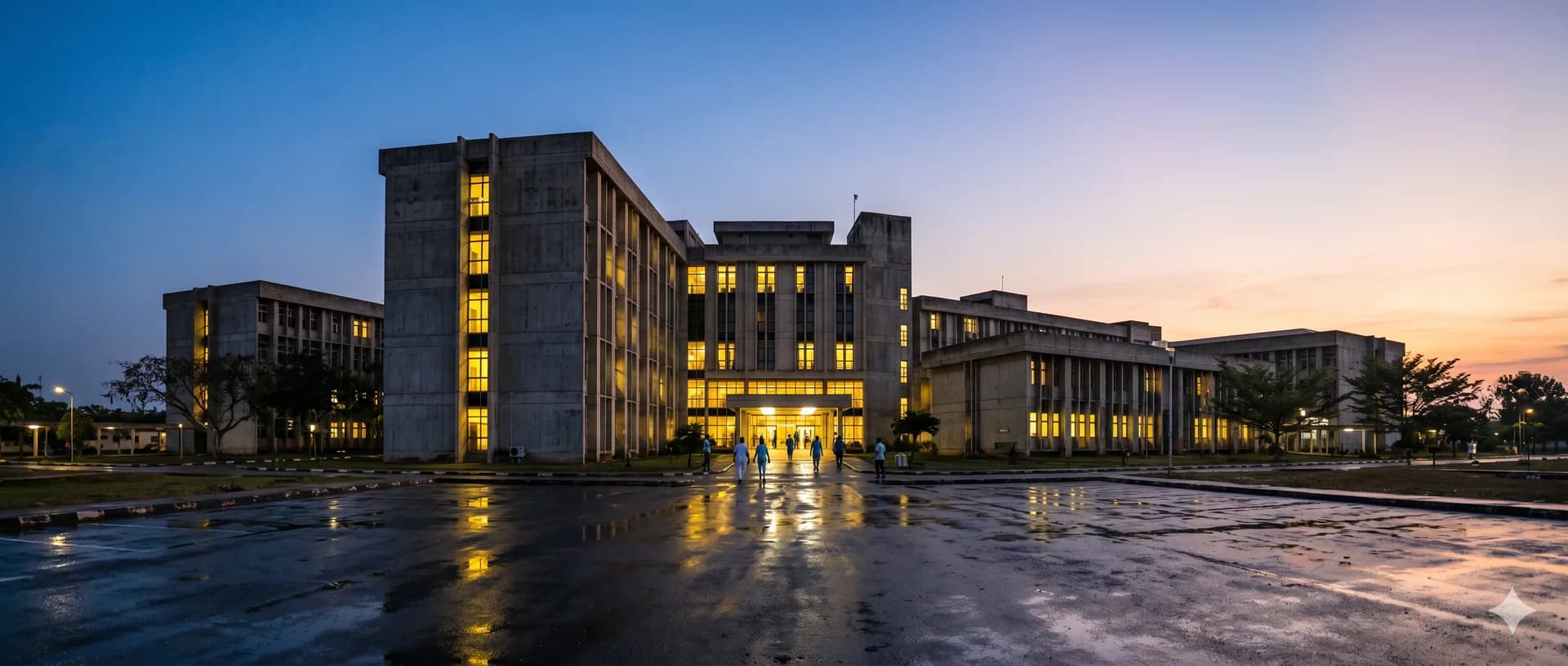 Partner hospital at night